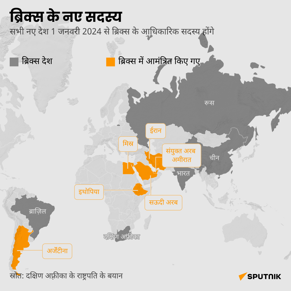 New members of BRICS-desk hindi  - Sputnik भारत