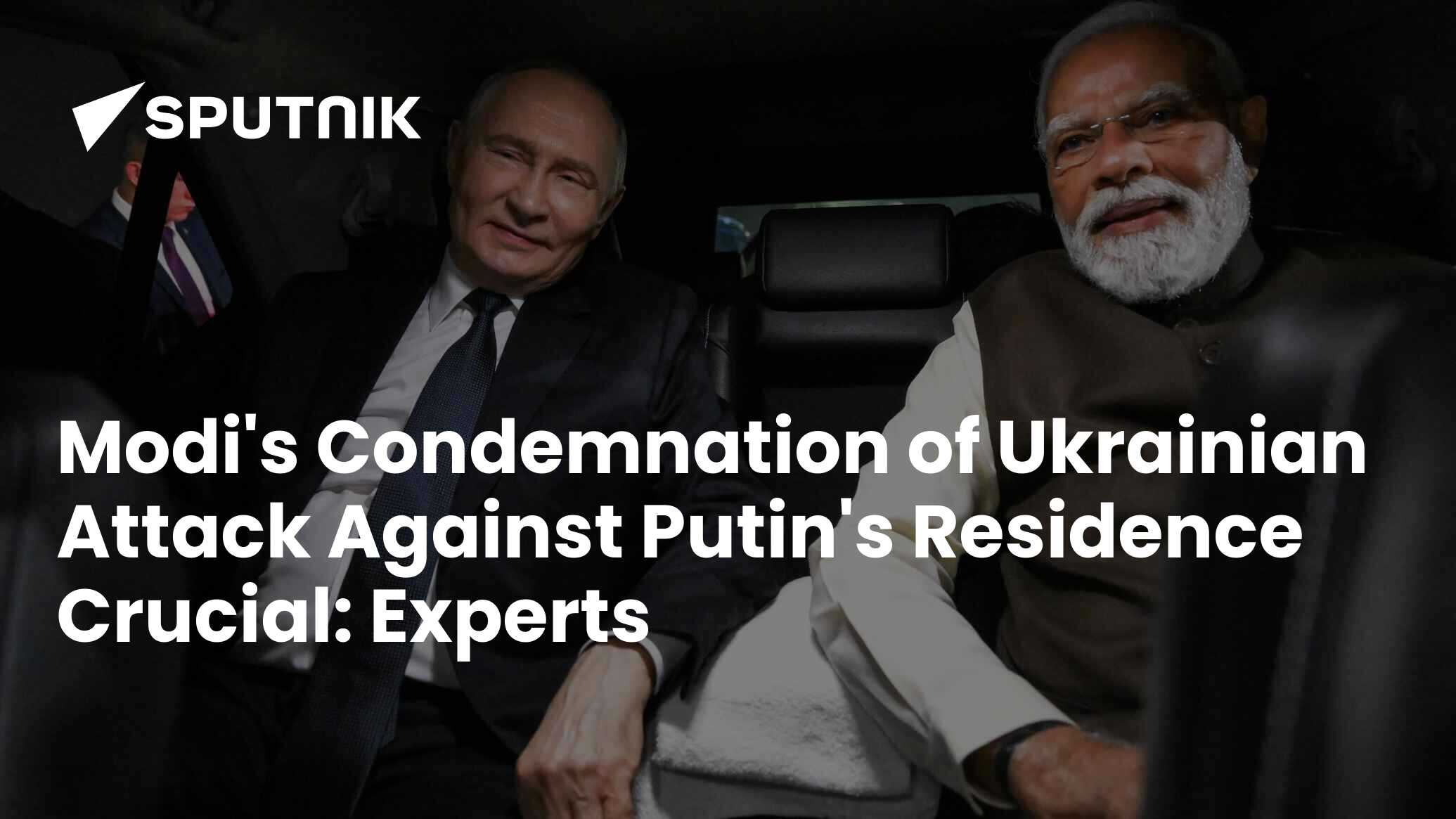 PM Modi Concerned by Alleged Drone Attack on Putin's Residence