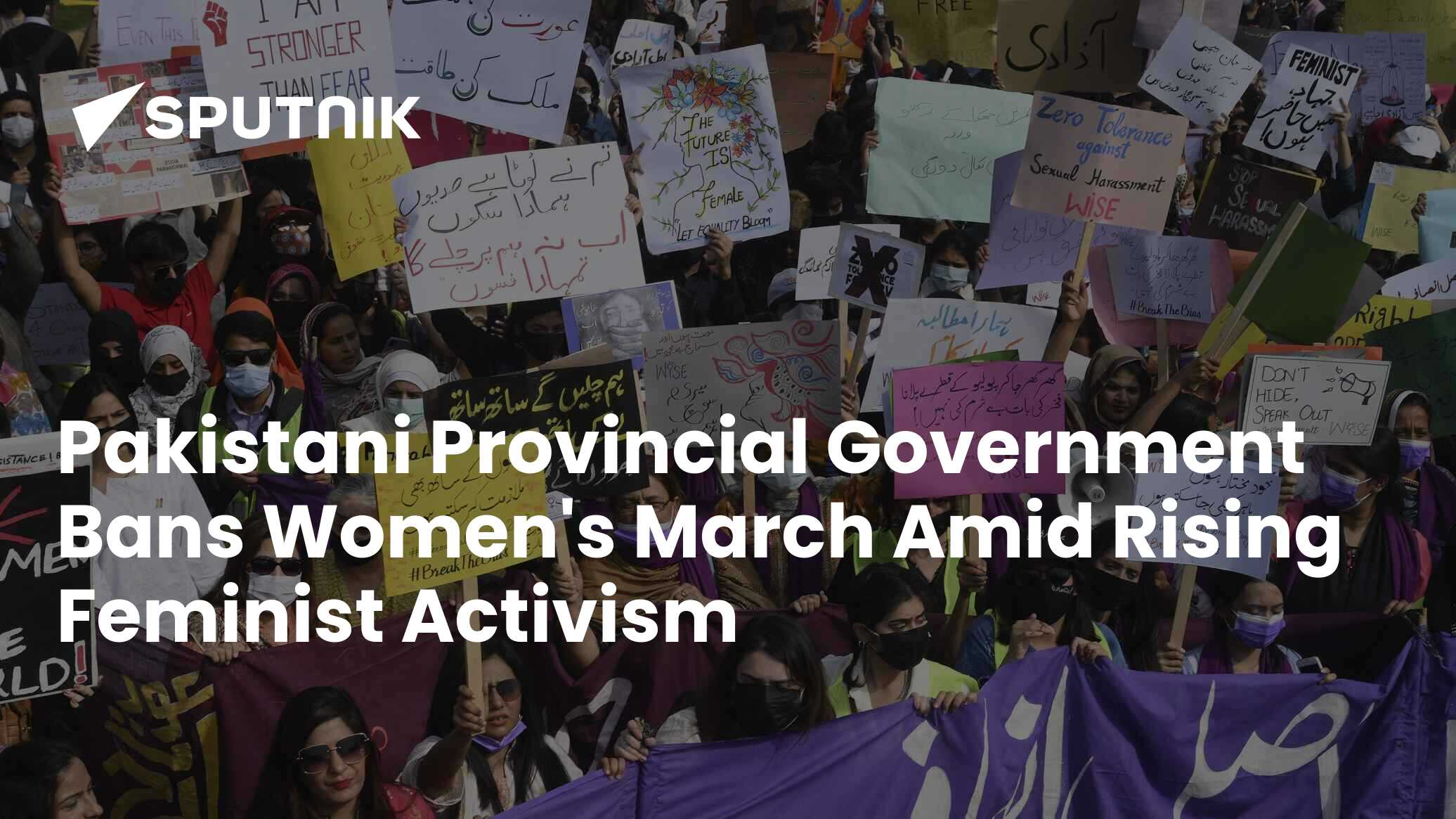 Pakistani Provincial Government Bans Womens March Amid Rising Feminist