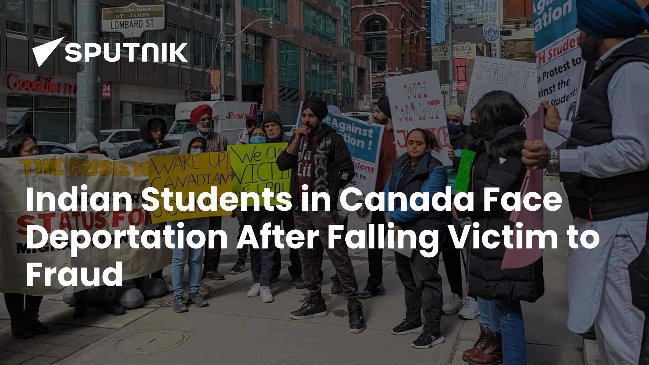 Indian Students Protest In Canada As They Face Deportation Threat