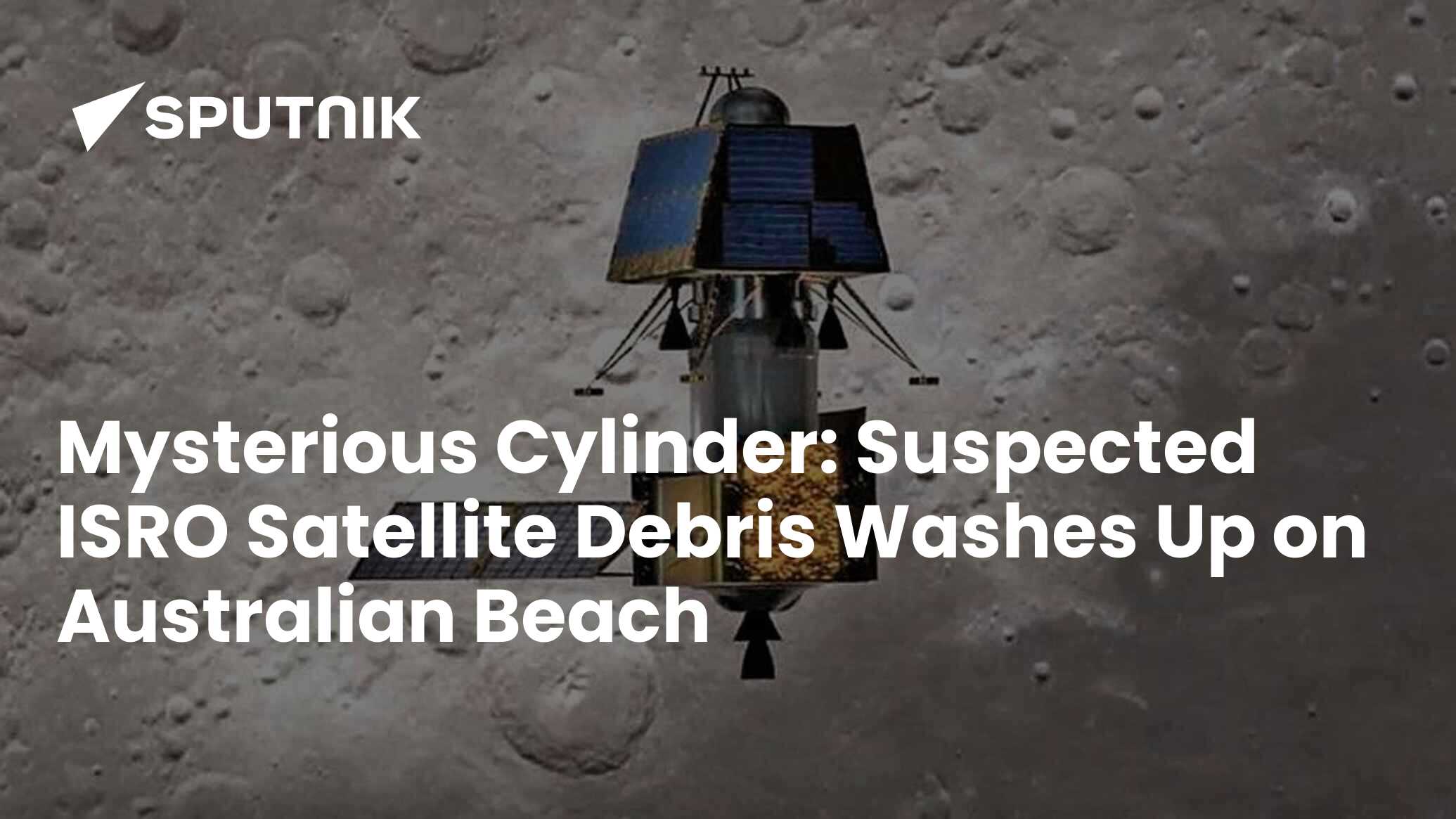 Mysterious Cylinder Likely To Be ISRO Satellite Debris Washes Up On ...