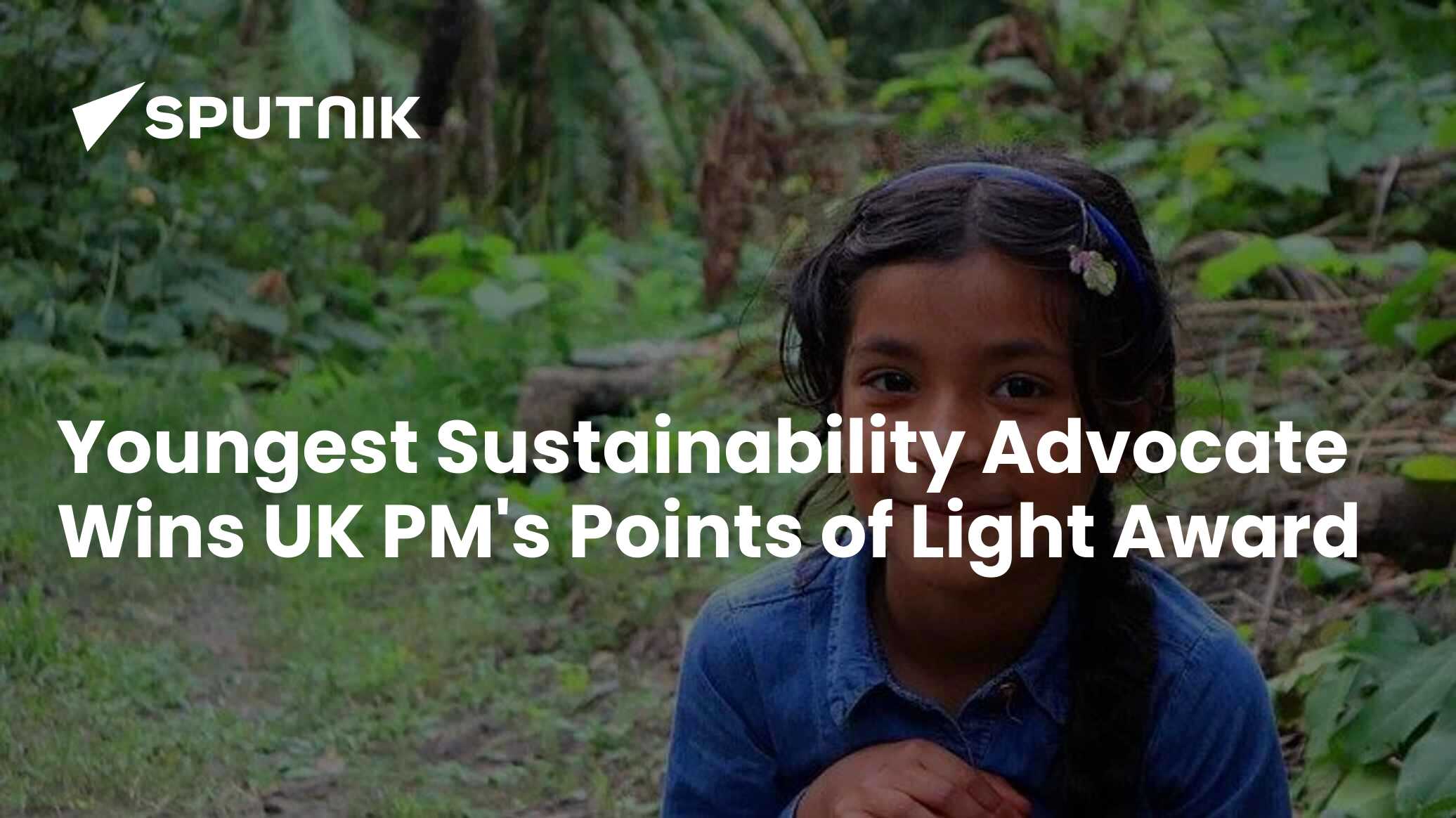 IndianOrigin Youngest Sustainability Advocate Wins UK PM's Points of Light Award