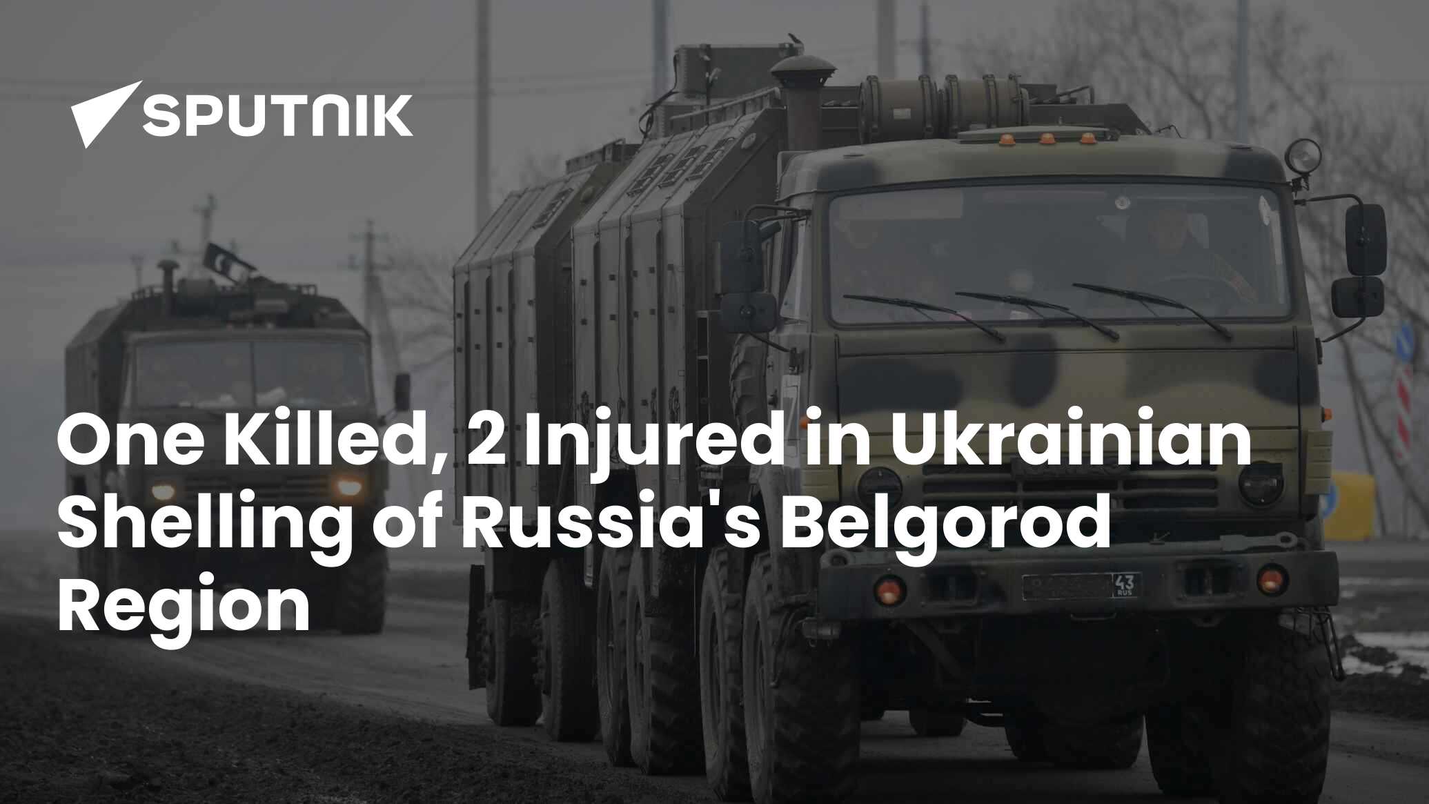 One Killed, 2 Injured In Ukrainian Shelling Of Russia's Belgorod Region