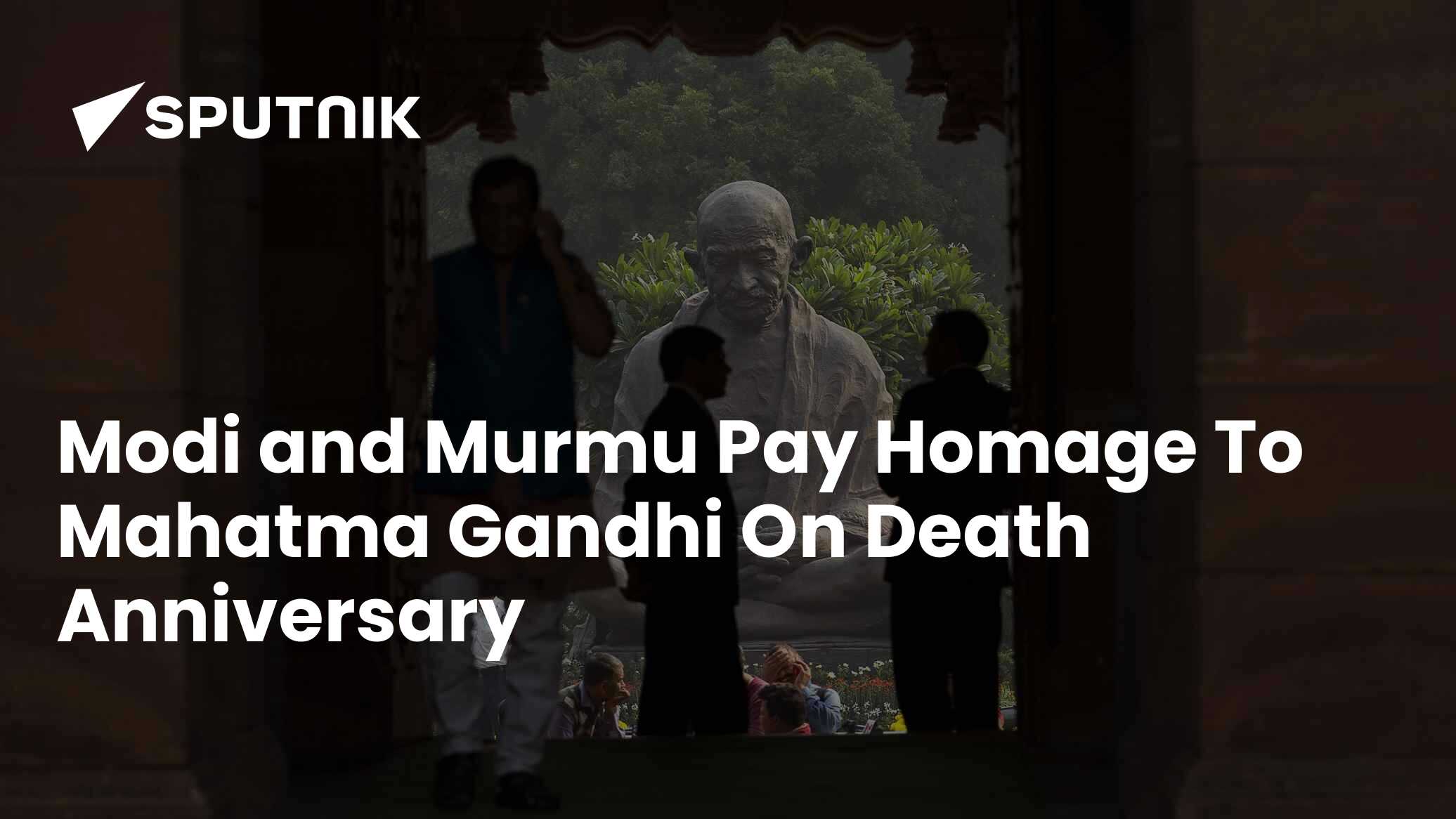 Prez, PM Modi Pay Homage To Mahatma Gandhi On His Death Anniversary