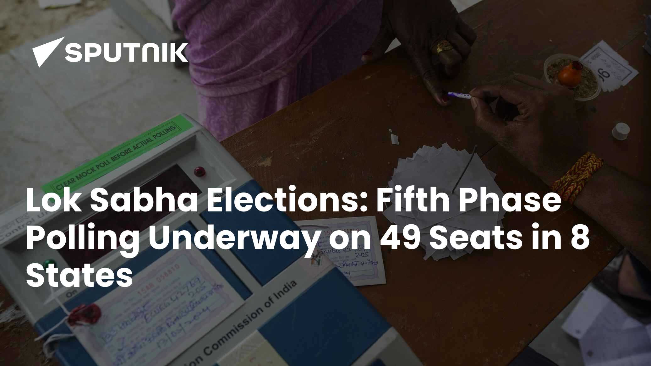 Lok Sabha Elections: Fifth Phase Polling Underway on 49 Seats in 8 States