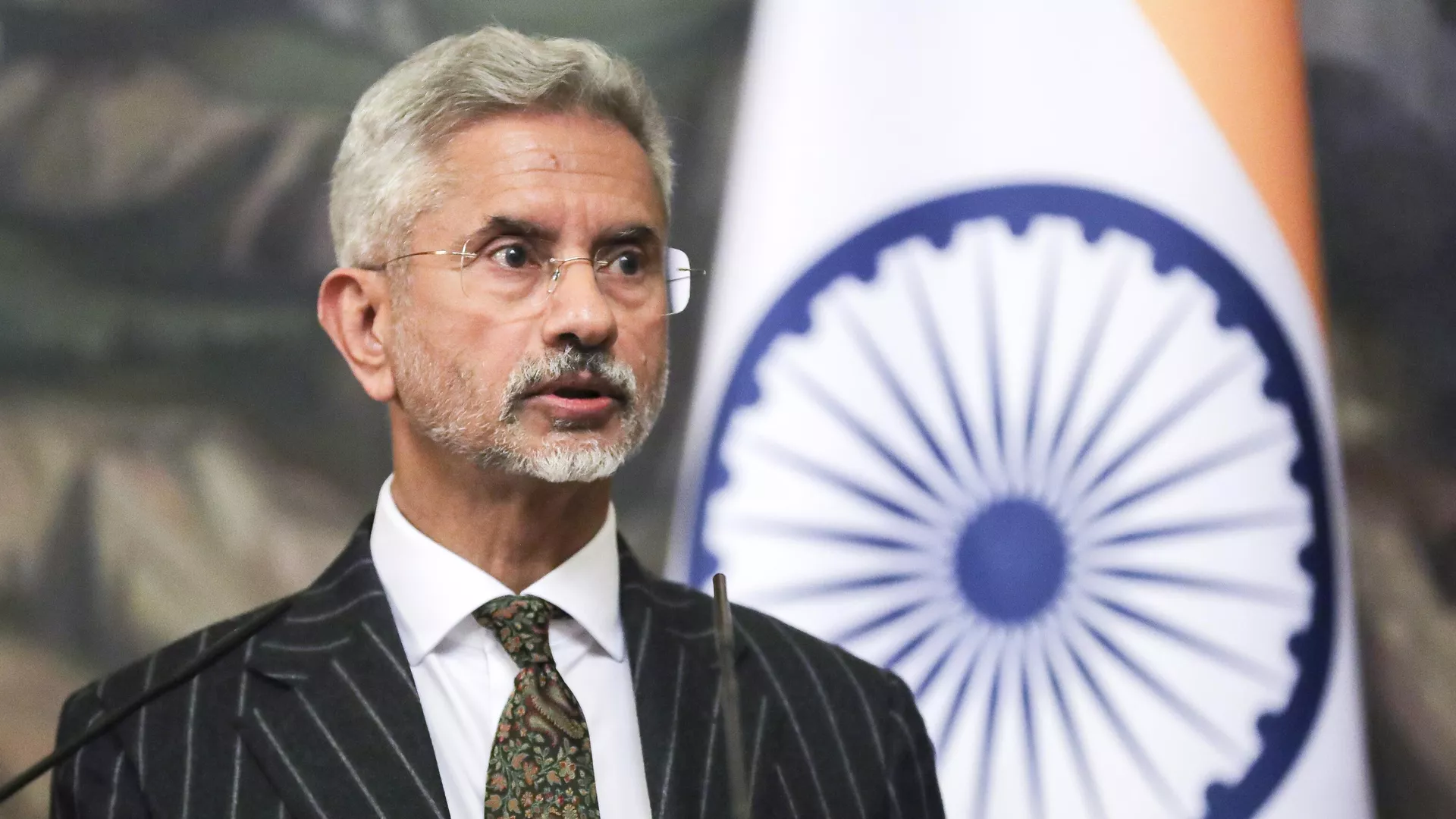 Indian Foreign Minister Subrahmanyam Jaishankar speaks to the media during a joint news conference with Russian Foreign Minister Sergey Lavrov following their talks in Moscow, Russia, Tuesday, Nov. 8, 2022. - Sputnik India, 1920, 13.12.2022