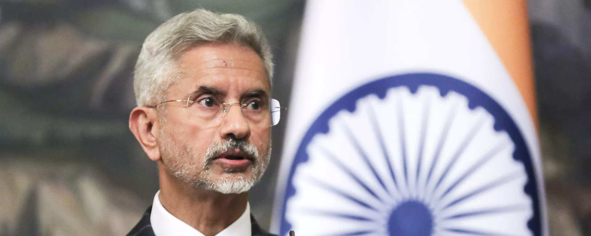 Indian Foreign Minister Subrahmanyam Jaishankar speaks to the media during a joint news conference with Russian Foreign Minister Sergey Lavrov following their talks in Moscow, Russia, Tuesday, Nov. 8, 2022. - Sputnik India, 1920, 13.12.2022