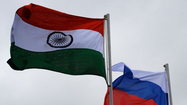 Russian and Indian flags - Sputnik भारत