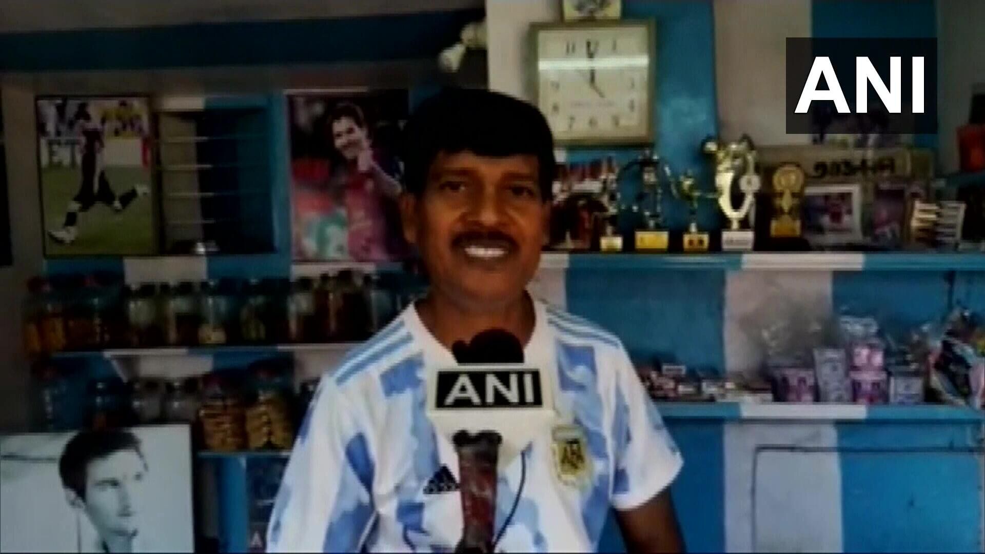 Argentina football team fan Shiba Patra - Sputnik भारत, 1920, 16.12.2022