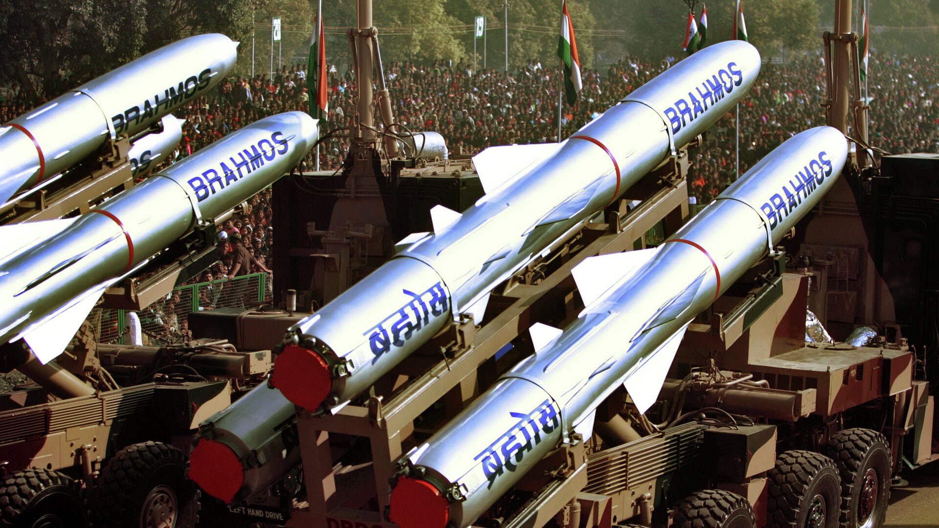 The Indian Army's Brahmos Missiles, a supersonic cruise missile, are displayed during the Republic Day Parade in New Delhi, India. - Sputnik India, 1920, 05.03.2023