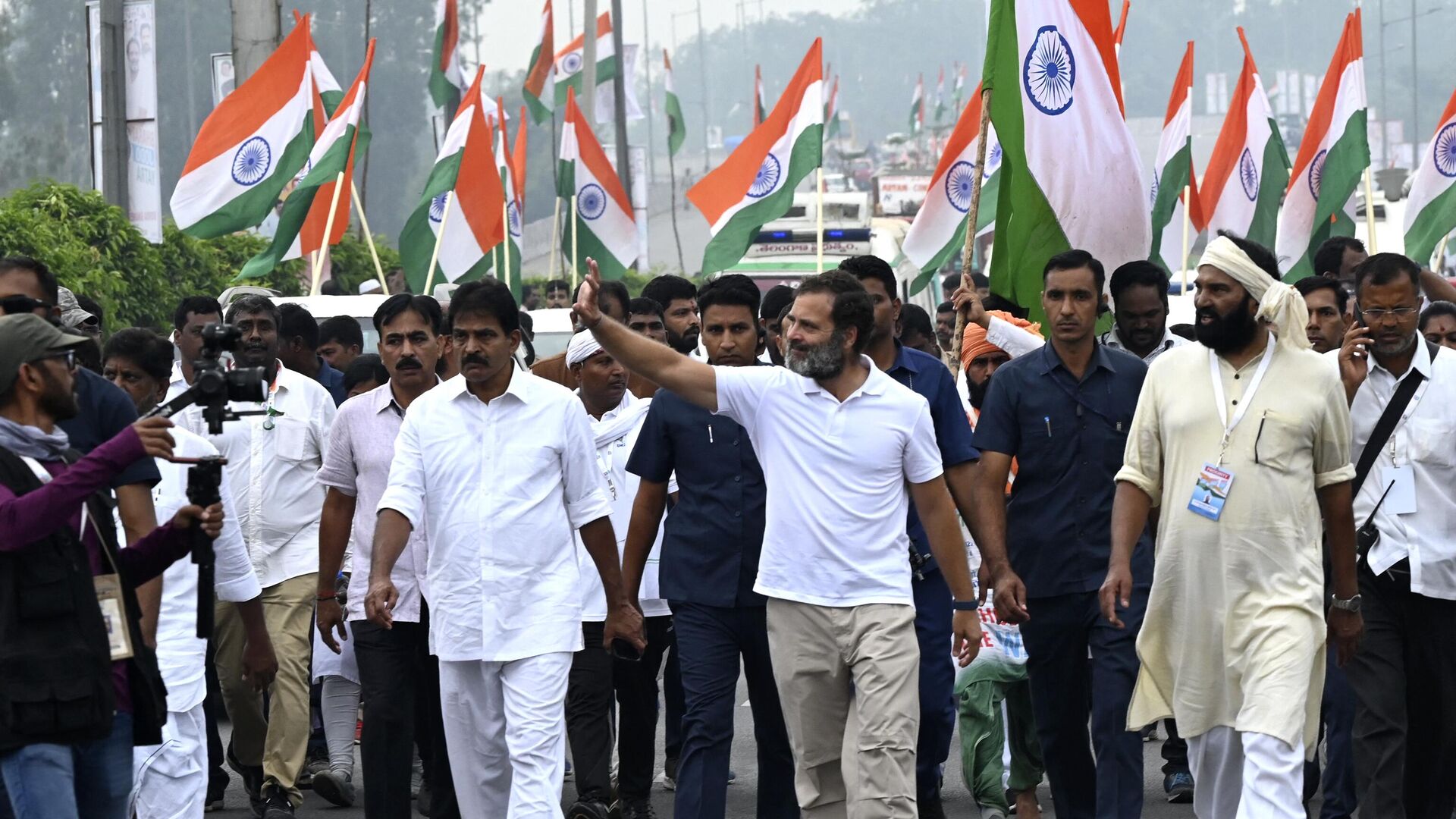 Rahul Gandhi's Unite India Campaign Enters Delhi - Photos ,  Sputnik India