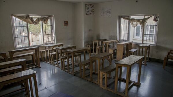 Empty classroom in India.  - Sputnik India