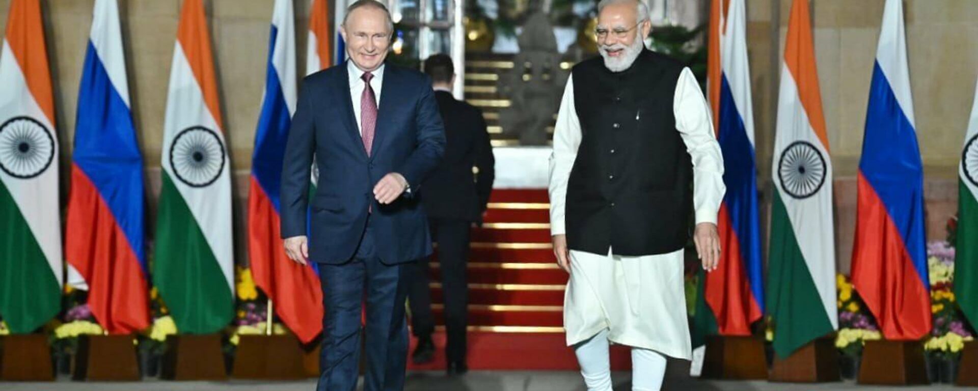 Modi Putin Meet - Sputnik भारत, 1920, 16.10.2023