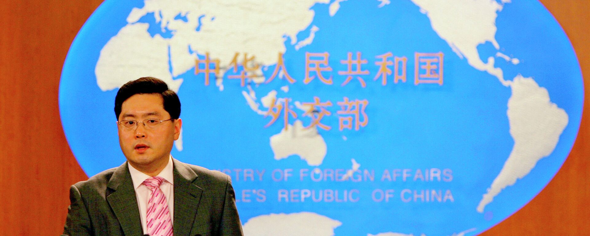 Chinese Foreign Ministry spokesman Qin Gang speaks at a media briefing in Beijing (File) - Sputnik भारत, 1920, 02.01.2023