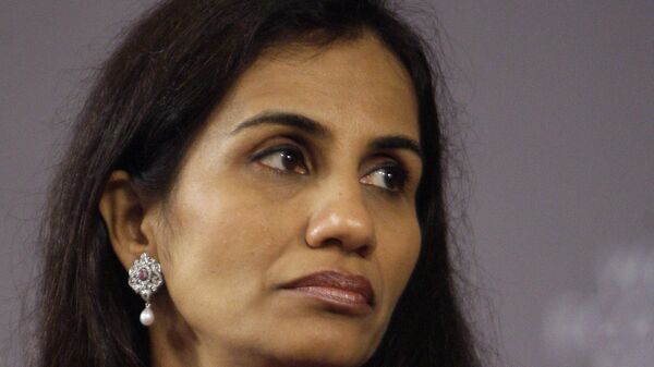 ICICI Bank CEO Chanda Kochhar looks on during a session at the India Economic Summit in New Delhi, India, Monday, Nov. 9, 2009. - Sputnik India