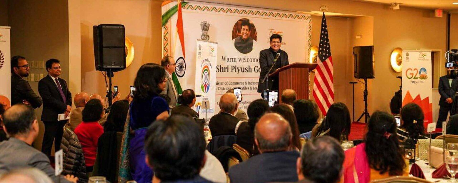 Piyush Goyal on an official visit to the United States - Sputnik India, 1920, 09.01.2023