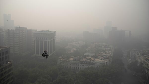 Smog envelopes the skyline in New Delhi, India, Wednesday, Nov. 4, 2020 - Sputnik India