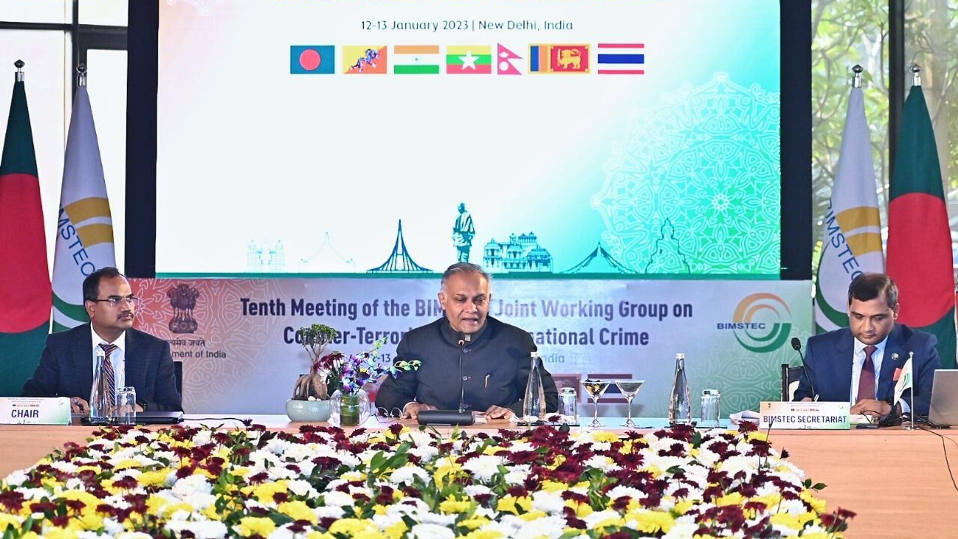 10th BIMSTEC JWG on Counter Terrorism and Transnational Crime meeting - Sputnik India, 1920, 12.01.2023