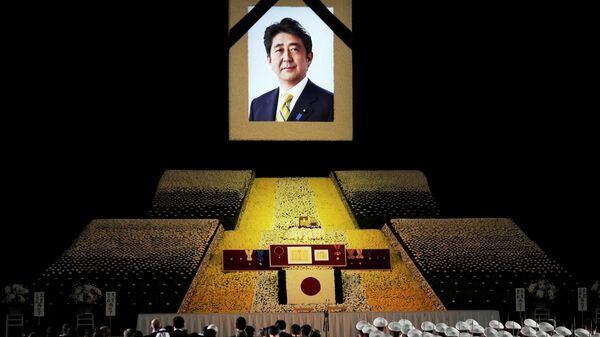 Государственные похороны экс-премьера Японии Синдзо Абэ в Токио  - Sputnik भारत