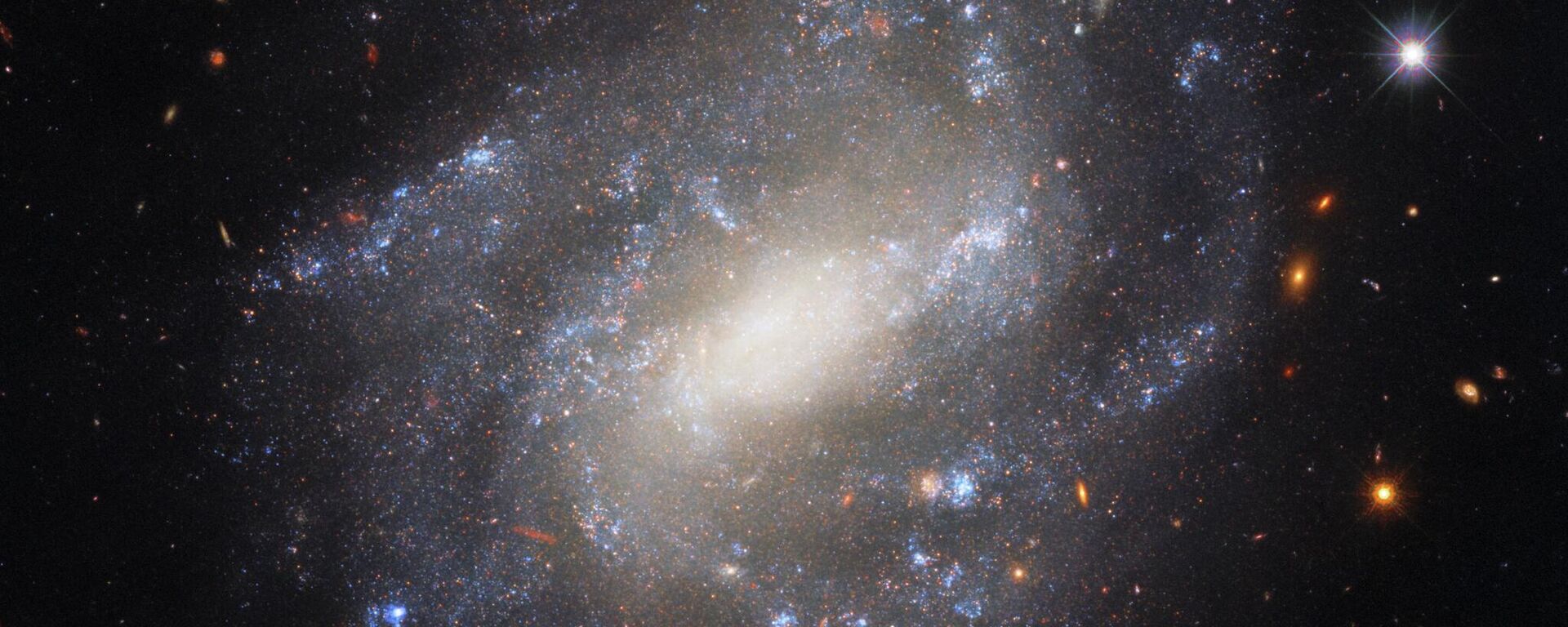 Image of spiral galaxy UGC 9391 taken by Hubble Space Telescope’s Wide Field Camera 3 - Sputnik India, 1920, 27.01.2023