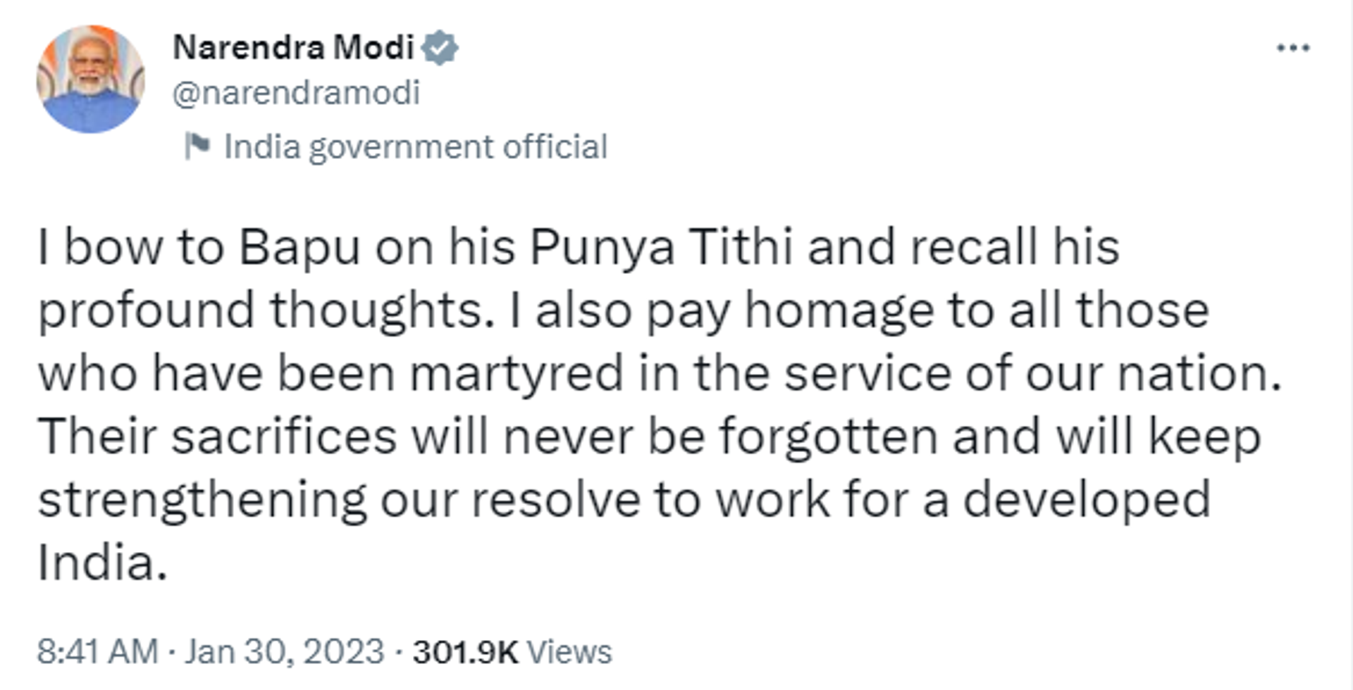 Prime Minister Pays Tribute to Mahatma Gandhi on His Death Anniversary - Sputnik India, 1920, 30.01.2023