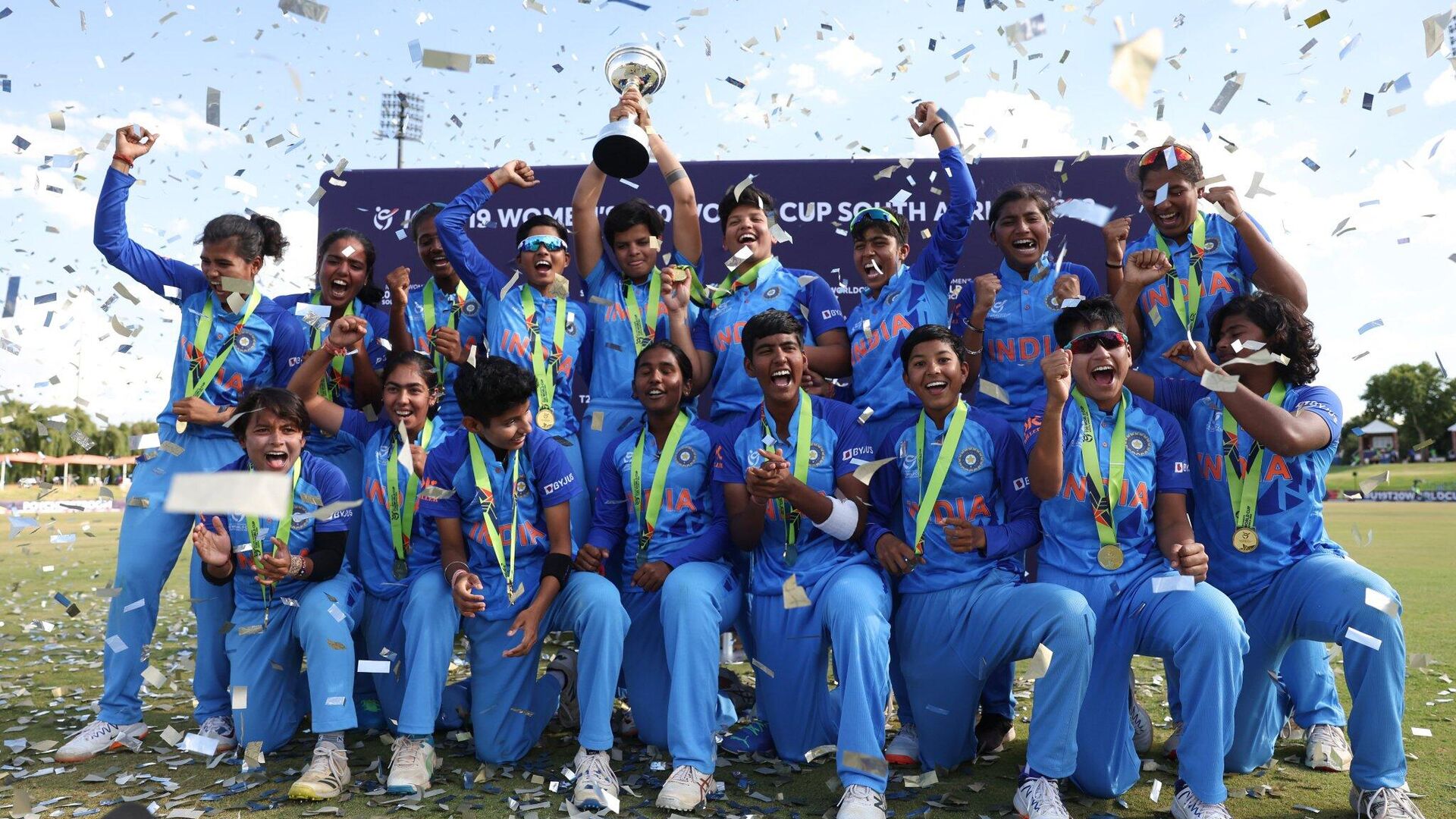 BCCI congratulates India Women's Under-19 team for T20 World Cup triumph - Sputnik भारत, 1920, 30.01.2023