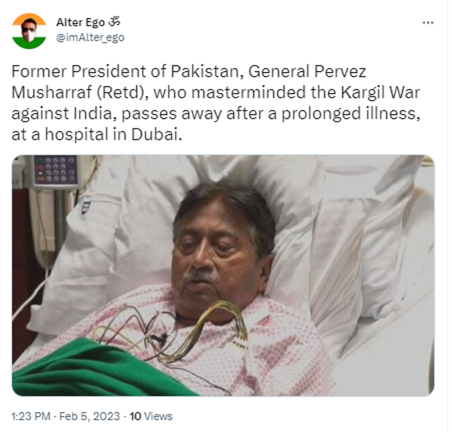 Former Pakistan President General Pervez Musharraf Passes Away After Prolonged Illness - Sputnik India, 1920, 05.02.2023