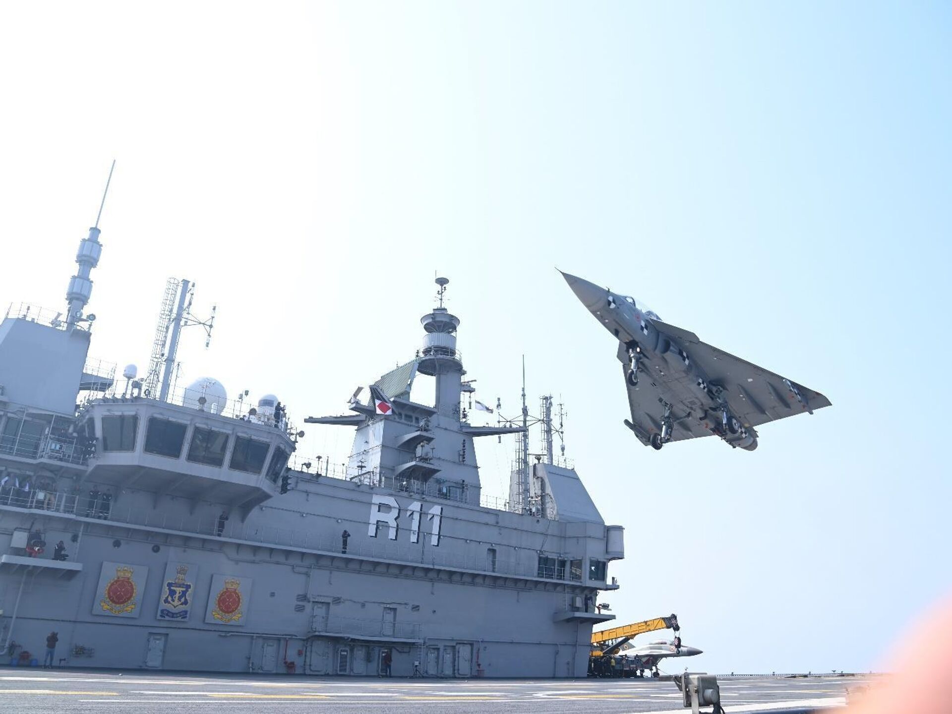 Indian Navy Conducts Mega Operation in Arabian Sea With 2 Aircraft Carriers