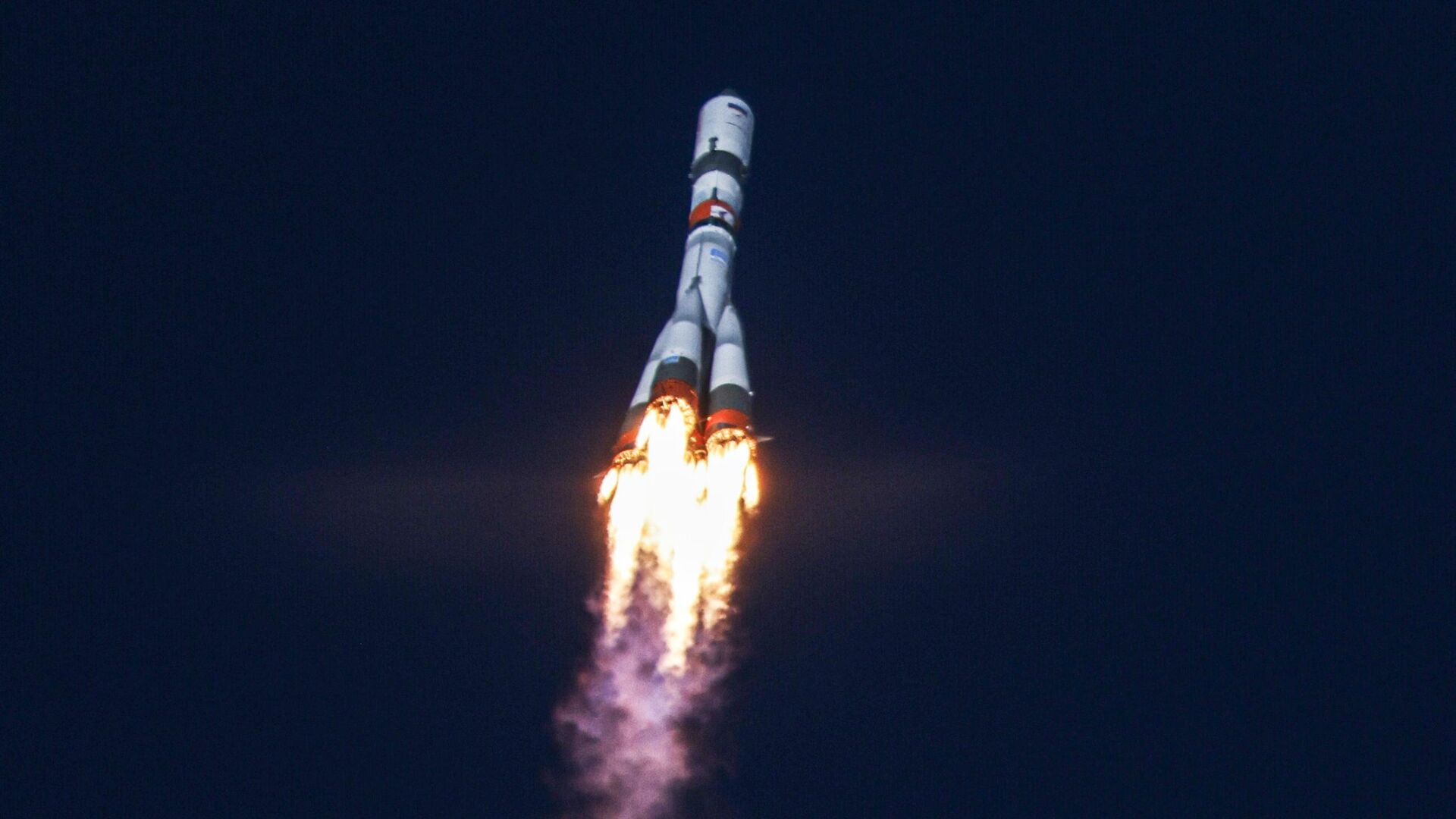 A Soyuz-2.1a rocket with the Progress MS-22 cargo spacecraftwas launched from the Baikonur space center on Feb.9, 2023. - Sputnik India, 1920, 09.02.2023