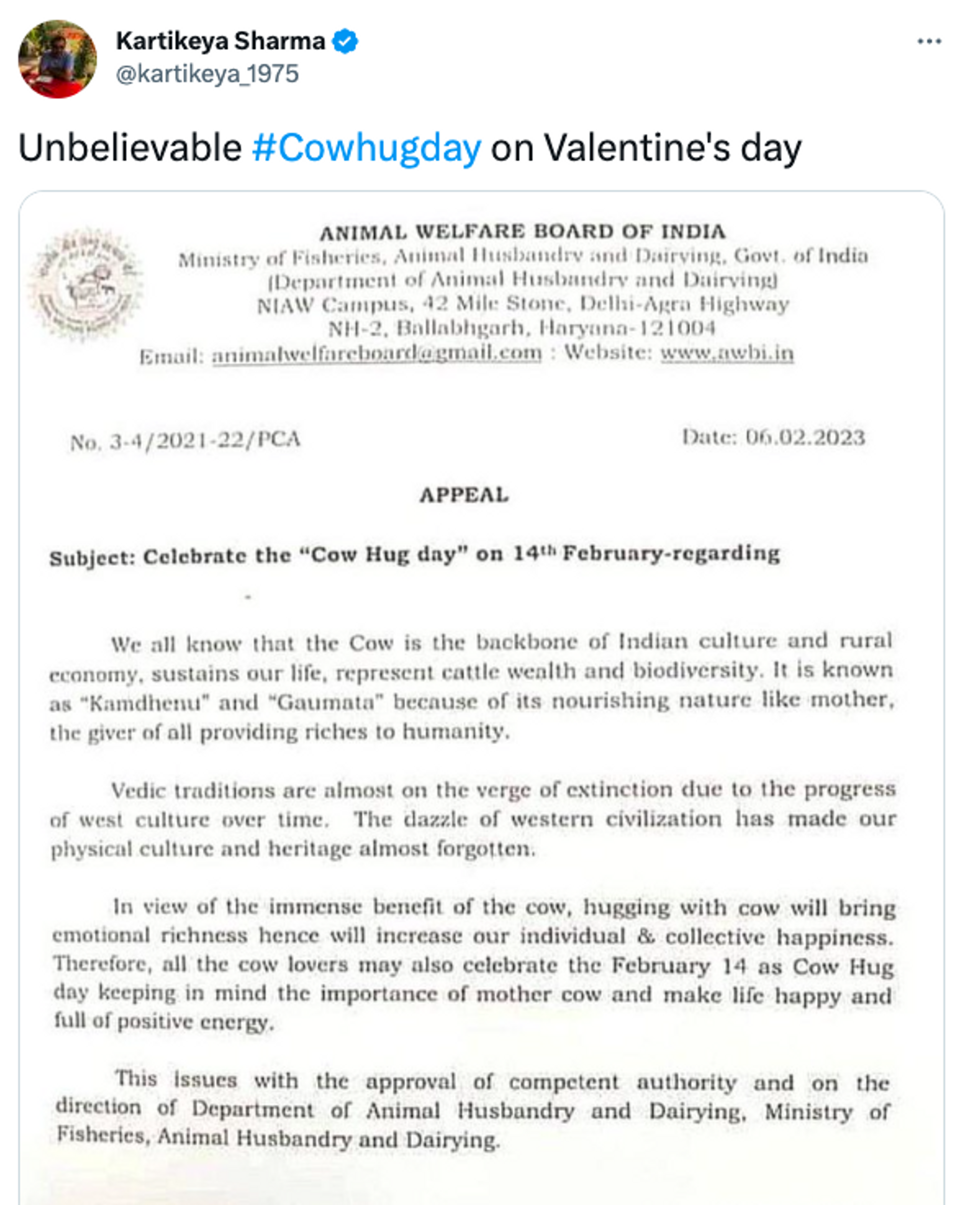 Cow Hug Day  - Sputnik India, 1920, 09.02.2023