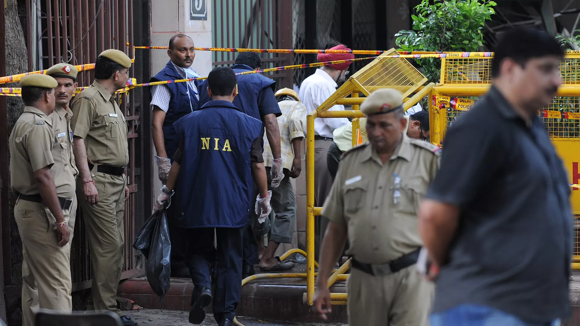 (File) Indian National Investigation Agency (NIA) officers