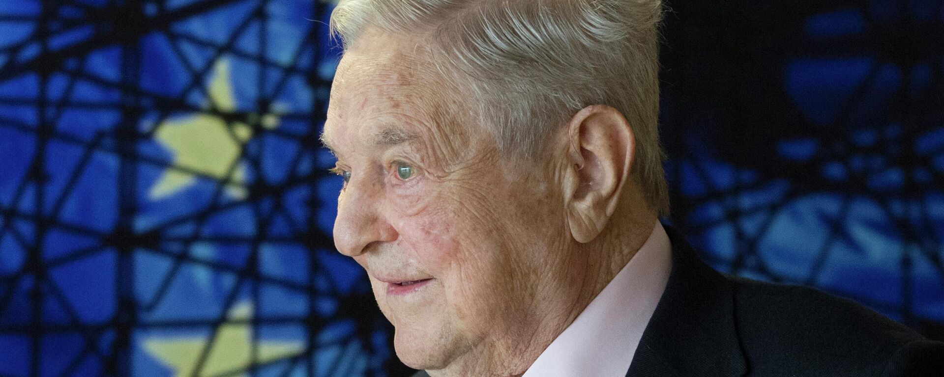 In this Thursday, April 27, 2017 file photom, George Soros, Founder and Chairman of the Open Society Foundation, waits for the start of a meeting at EU headquarters in Brussels. - Sputnik India, 1920, 17.02.2023