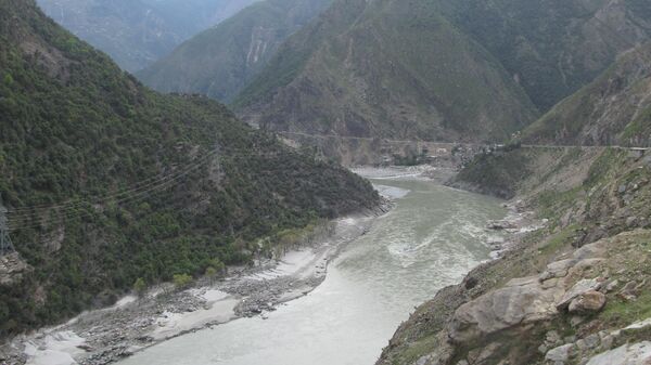  Indus river on Karakoram highway - Sputnik India