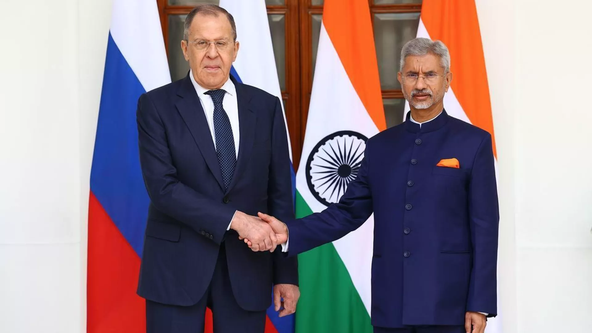 Russia’s top diplomat Sergey Lavrov and his Indian counterpart Subramanyam Jaishankar hold talks in New Delhi