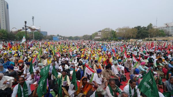 Farmers again march towards Delhi to push for their demands on 20 March 2023 - Sputnik India