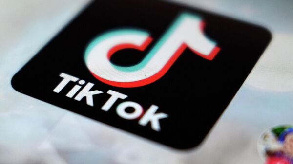 A logo of a smartphone app TikTok is seen on a user post on a smartphone screen Monday, Sept. 28, 2020, in Tokyo.  - Sputnik India