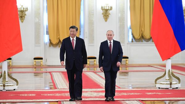 Chinese President Xi Jinping and Russian President Vladimir Putin  - Sputnik India