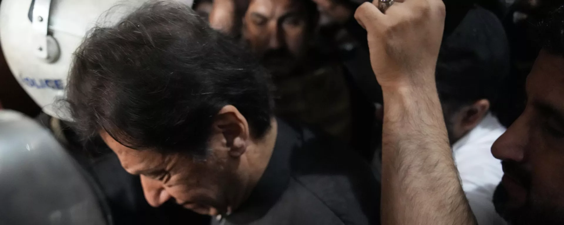 Former Prime Minister Imran Khan leaves after appearing in a court, in Lahore, Pakistan, Friday, March 24, 2023. - Sputnik भारत, 1920, 10.05.2023