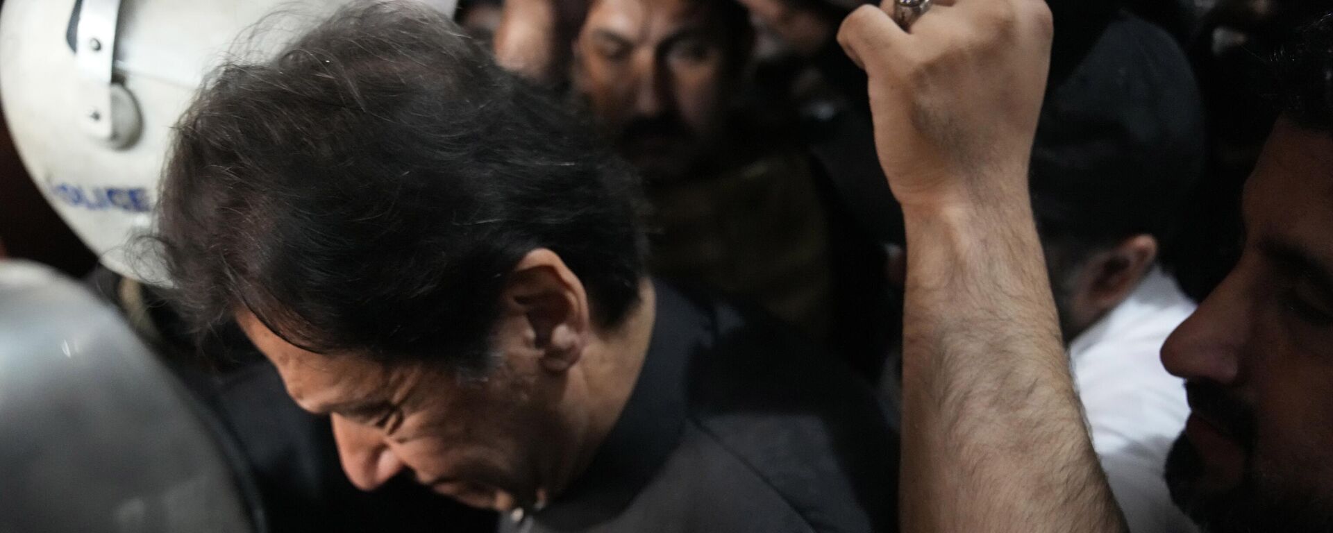 Former Prime Minister Imran Khan leaves after appearing in a court, in Lahore, Pakistan, Friday, March 24, 2023. - Sputnik India, 1920, 13.05.2023