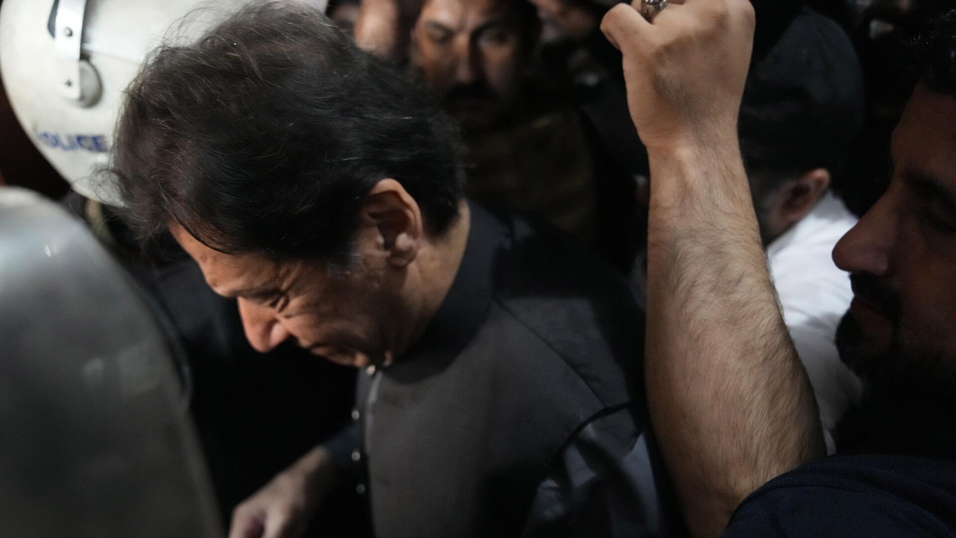 Former Prime Minister Imran Khan leaves after appearing in a court, in Lahore, Pakistan, Friday, March 24, 2023. - Sputnik India, 1920, 10.05.2023