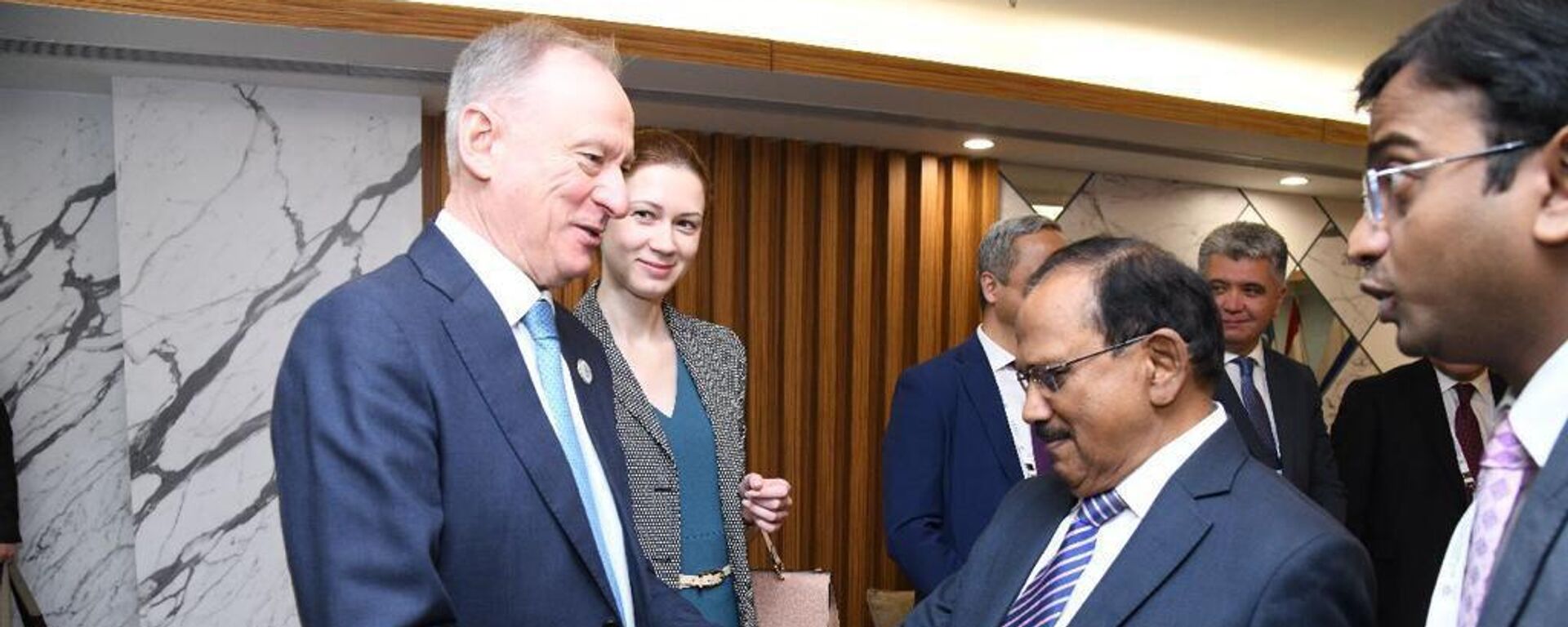 Russia’s Security Council Secretary Nikolay Patrushev meets with India’s National Security Advisor to the Prime Minister of India Ajit Doval - Sputnik India, 1920, 30.03.2023