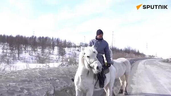 Yakut Horse Rider Completes Extreme Journey to Magadan in Minus 60 Degrees Celsius - Sputnik India