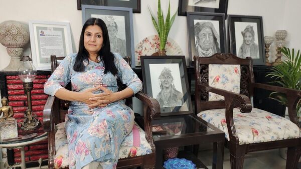 Army wife and artist Shikha Sheoran - Sputnik India