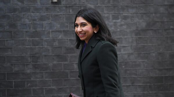 British lawmaker Suella Braverman, the Attorney General arrives for a Cabinet meeting at 10 Downing Street, in London, Friday, Feb. 14, 2020 - Sputnik India