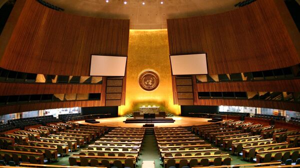 United Nations General Assembly hall in New York City. - Sputnik India
