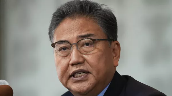South Korean Foreign Minister Park Jin speaks during a news conference in Seoul, South Korea, July 27, 2022. - Sputnik India