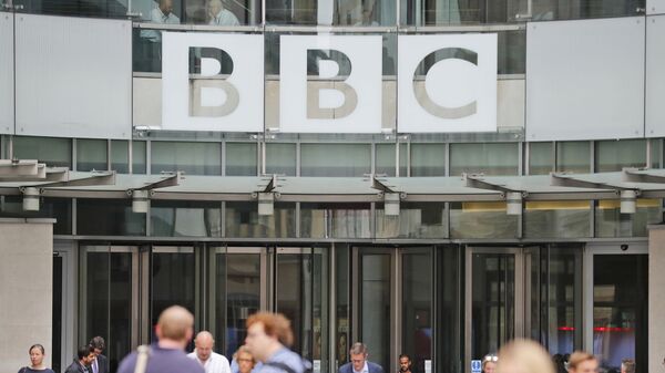 In this file photo dated Wednesday, July 19, 2017, an entrance to the headquarters of the publicly funded BBC in London.  Britain’s government announced Wednesday Feb. 5, 2020, that it is considering a change in the way the nation's public broadcaster, the BBC is funded - Sputnik भारत