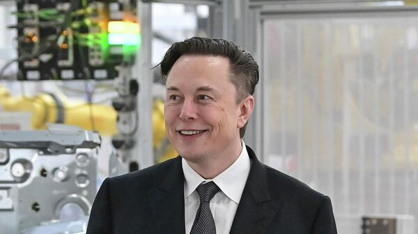 Tesla CEO Elon Musk attends the opening of the Tesla factory Berlin Brandenburg in Gruenheide, Germany, March 22, 2022. - Sputnik India