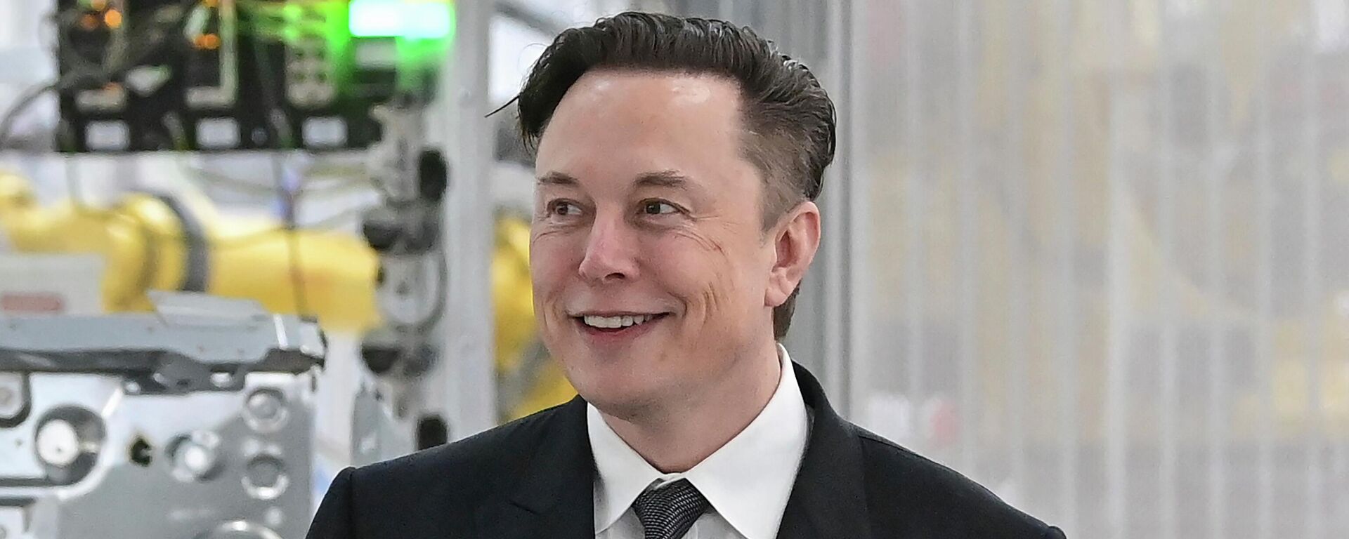 Tesla CEO Elon Musk attends the opening of the Tesla factory Berlin Brandenburg in Gruenheide, Germany, March 22, 2022. - Sputnik India, 1920, 07.09.2023