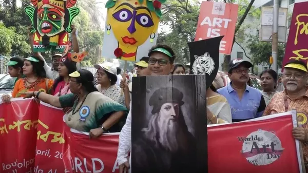 विश्व कला दिवस शनिवार को कलाकारों और कला प्रेमियों द्वारा भारत के पूर्वी नगर कोलकाता में मनाया जा रहा है - Sputnik भारत